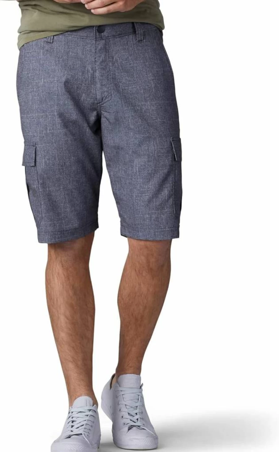 Lee Men's Big & Tall Cargo Shorts - Durable Performance Work Shorts for Men