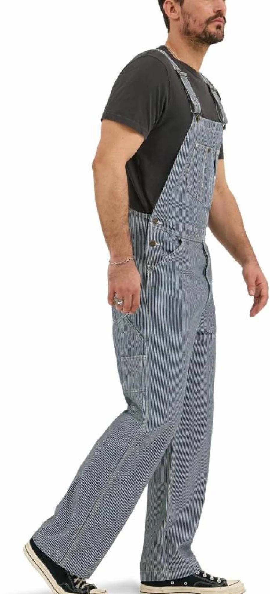 Lee Men's Durable Denim Bib Overalls - Heavy Duty Workwear Coveralls for Professionals